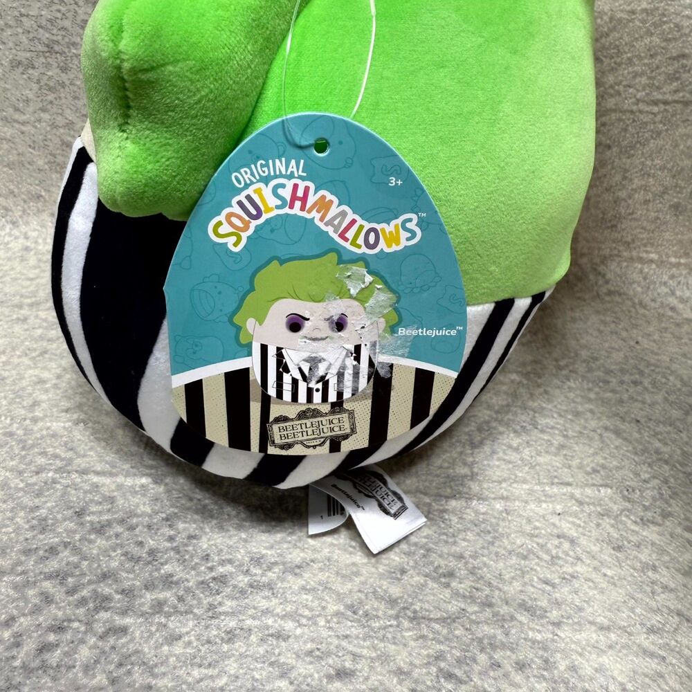 Squishmallows Tim Burton's Beetlejuice Movie 8" Plush NEW (A9) - Picture 2 of 8